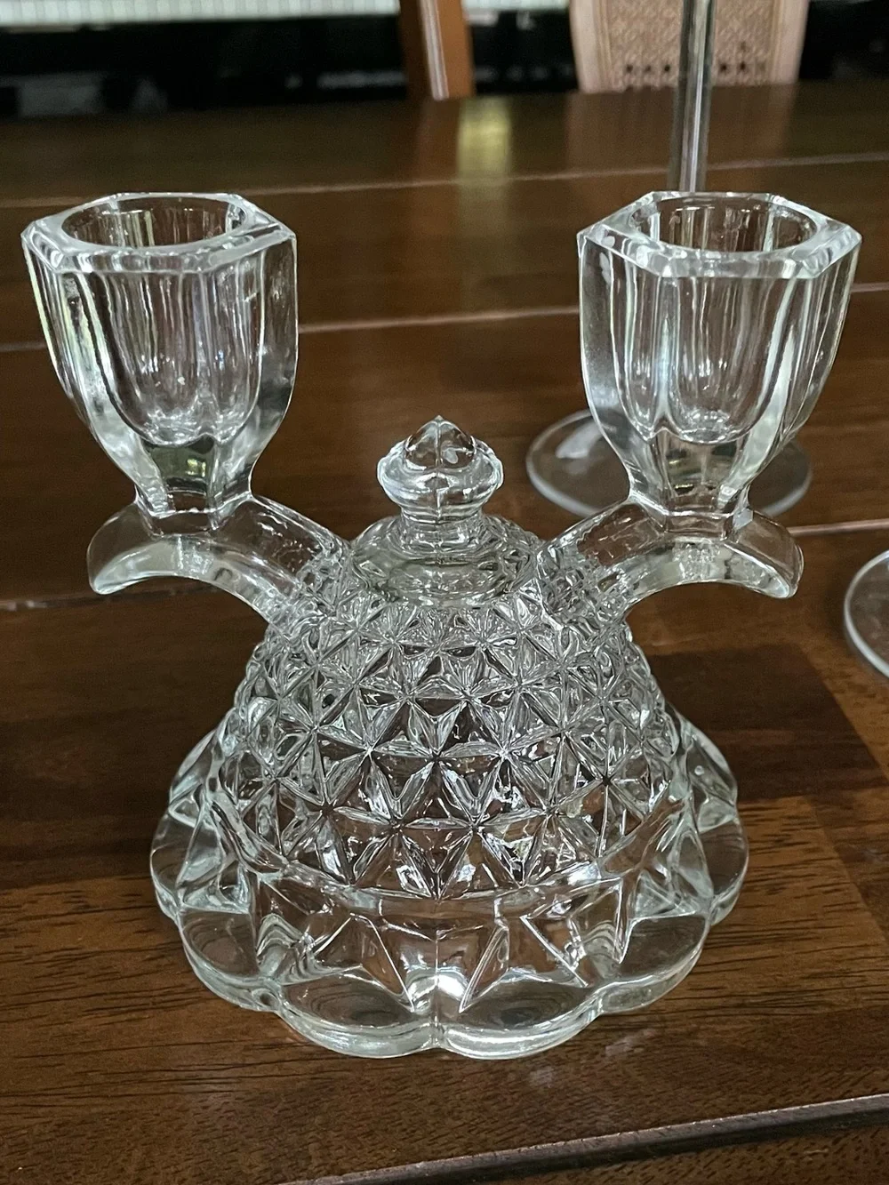 VTG Clear Glass: Imperial Glass, International Silver, Scandinavian Etched Lot